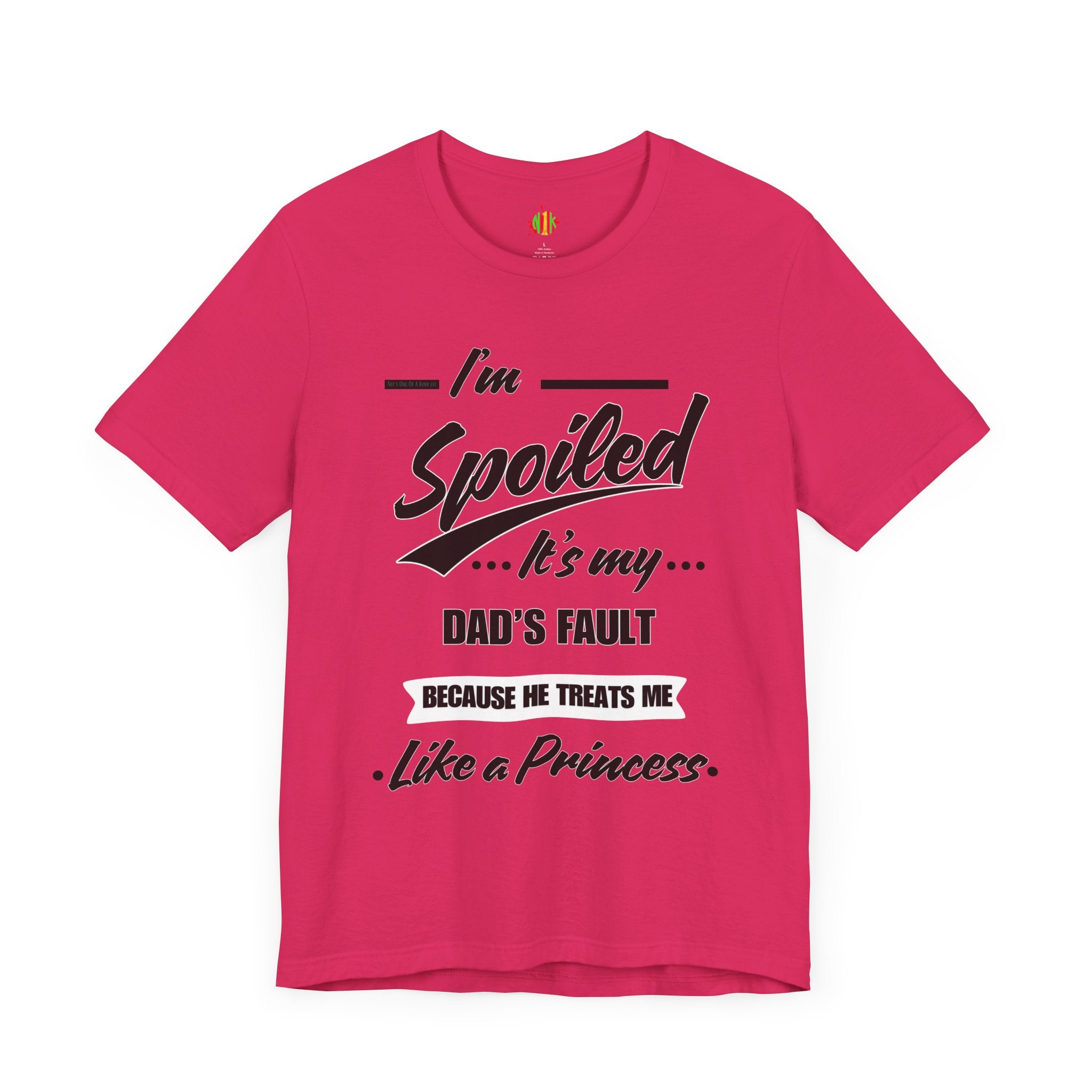 Spoiled Princess T-Shirt - Perfect Gift for Dads, Birthday and Celebration